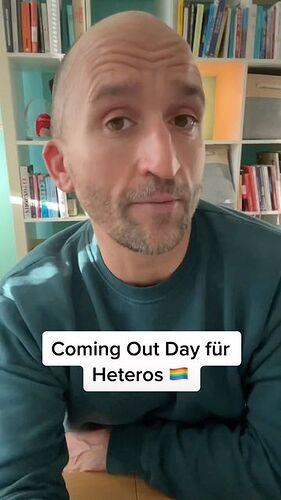 Markus Barth shared a post on Instagram: "Fröhlichen Coming Out Day 🏳️‍🌈 - auch für Heteros! #comingoutday #lgbt #queer #comedy #markusbarth". Follow their account to see 1654 posts.